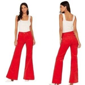 Wrangler Red Flare Pants